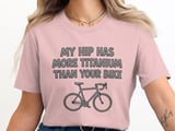 Titanium Hip Sweatshirt, Funny Post Surgery Gift, Bike Humor Sweatshirt, Orthopedic Sweatshirt, Titanium Parts Sweatshirt, Surgery Recovery thumbnail 6