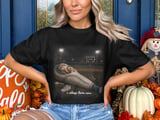 Baseball Fan Sleep Here Now T-Shirt, Funny Baseball Bat Sleeping Bag Shirt, Game Day Apparel Gift thumbnail 4