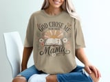 God Chose Me To Be Their Mama Vintage Boho Christian Mom Faith Bible Floral Butterfly Distressed Graphic Other thumbnail 9