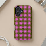 Retro Pink Starburst MagSafe® Phone Case thumbnail 5