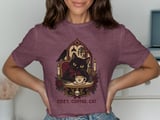 Cozy Coffee Cat Tee thumbnail 1