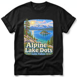 Alpine Lake Dots ~ Comfort Colors Premium Tee thumbnail 1