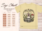 Poisonous Plants Hoodie, Skull Botanical Sweatshirt, Dark Academia All Plants Are Edible Tee, Witchy Gothic Garden Tshirt Gift thumbnail 14