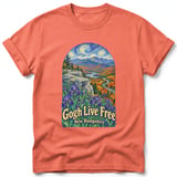 Gogh Live Free ~ Comfort Colors Premium Tee thumbnail 4