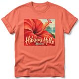 Hibiscus Hello ~ Comfort Colors Premium Tee thumbnail 4