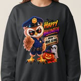 Officer Hoot the Owl Halloween Sweatshirt thumbnail 16