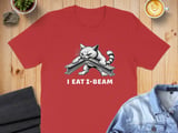 I Eat I-Beam absurd brain rot Cat Tee thumbnail 7