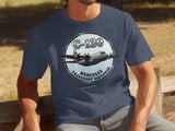 C-130 Hercules Transport Squadron T-Shirt, Military Aircraft Tee, Veteran Gift, Aviation Enthusiast Pilot Shirt thumbnail 1