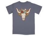 Rustic Bloom Longhorn T-Shirt thumbnail 2