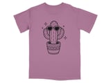 Groovy Cactus Heart Eyes T-Shirt thumbnail 4