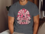 Faux Patchwork Faith Over Fear Tee thumbnail 6