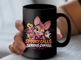Spooky Calls Serious Coffee Mug thumbnail 11