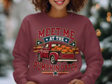 Meet Me At The Pumpkin Patch Sweatshirt, Retro Fall Truck Hoodie, Vintage Autumn Graphic Tote Bag, Cozy Country Farmhouse Fall Outfit thumbnail 3