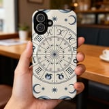 Zodiac iPhone Case: Protective, Durable, Astrological Design, Celestial Pattern thumbnail 9
