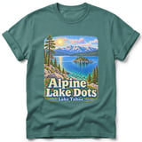 Alpine Lake Dots ~ Comfort Colors Premium Tee thumbnail 8