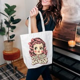 Just Here For The Snacks Tote Bag thumbnail 5