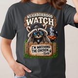 Neighborhood Watch Raccoon Tee thumbnail 12