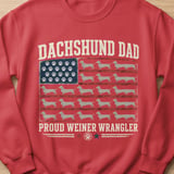 Dachshund Dad American Flag Tee thumbnail 8
