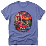 Gogh Red White Blue ~ Comfort Colors Premium Tee thumbnail 10