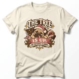 Tree Is Up Patience Down Pug Tee thumbnail 10