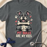 Pit Bulls Are My Kids Tee | Pit Bull Mom Shirt | Pittie Lover Gift | Dog Mom Apparel thumbnail 12