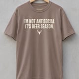 Not Antisocial It's Deer Season Tee thumbnail 3