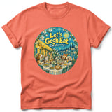 Let's Gogh Eat ~ Comfort Colors Premium Tee thumbnail 4