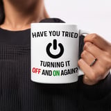 IT Support Gift Mug – Turn It Off and On Again thumbnail 5