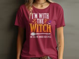 I'm With The Witch Tee thumbnail 6
