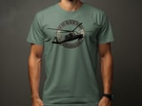 Black Hawk Helicopter Shirt, Military Aviation T-Shirt, Army Pilot Graphic Tee, Veteran Gift for Him, Tactical Aircraft Crew Shirt thumbnail 2