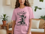 Bingo Night Gator Retro Graphic T-Shirt thumbnail 3