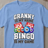 Granny Is My Name Bingo T-Shirt thumbnail 5