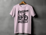 Freedom Is Riding a Bicycle | Fat Tire Bike T-Shirt thumbnail 11