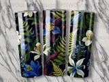 Dark Floral 20oz Tumbler Sublimation PNG Seamless Design | Moody Botanical Tumbler Wrap Digital File Instant Download thumbnail 7