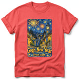 Gogh New Year ~ Comfort Colors Premium Tee thumbnail 3