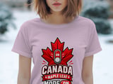 Canada Maple Leaf Mode On Tee thumbnail 3