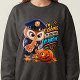Halloween Officer Hoot the Owl Sweatshirt thumbnail 15