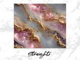 20 oz Skinny Tumbler Wrap, Rose Quartz and Gold Design, Straight and Tapered Wrap png, Digital Download, Tumbler Design, Digital product thumbnail 3