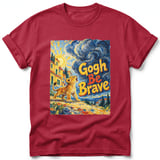 Gogh Be Brave ~ Comfort Colors Premium Tee thumbnail 2