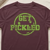 Pickleball Sport-Tek Performance Tee, Get Pickled Distressed Graphic, Athletic Open-Play Court Apparel thumbnail 2