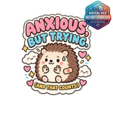 Anxious But Trying Digital Mug Wrap thumbnail 2
