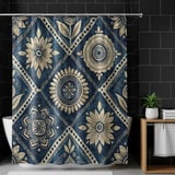 Bohemian Indigo Pattern Digital Size Bundle Png thumbnail 10