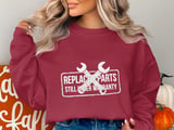 Knee Surgery T-Shirt, Replaced Parts Still Under Warranty Tee, Funny Medical T Shirt, Recovery Gift, Get Well Soon Shirt, Injury T-Shirt thumbnail 5