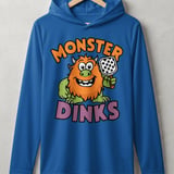 Pickleball Sport-Tek Performance Hood, Monster Dinks Graphic, Sun Defense Court Layer, Lightweight Hoodie thumbnail 3