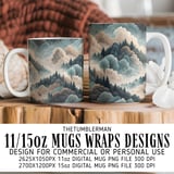 Digital Forest, Clouds, and Sky Pattern, Digital Landscape, Forest, Sky, Tree, Clouds, Digital Bundle Pattern, Digital Image for Commercial thumbnail 4