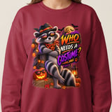 Randy the Raccoon Halloween Sweatshirt thumbnail 6