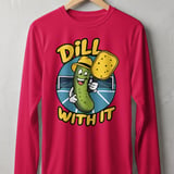 Pickleball Sport-Tek Long Sleeve Tee, Dill With It, UV Sun Shield Performance Shirt for Morning Open Play thumbnail 8