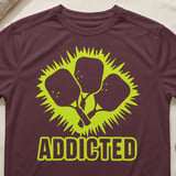 Pickleball Sport-Tek Performance Tee, Addicted Triple Paddle Graphic, Moisture Wicking Court Apparel thumbnail 2