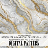 Gold Marble Tumbler Design, Digital Paper, Watercolor Flower Backgrounds, Floral Junk Journal Pages, Printable tumbler png, Digital thumbnail 13