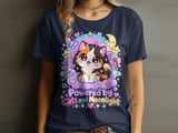 Powered by Cats and Moonlight Tee or Sweatshirt thumbnail 1